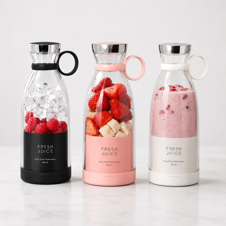 Mini Licuadora Portátil Fresh Juice - 3 Unidades