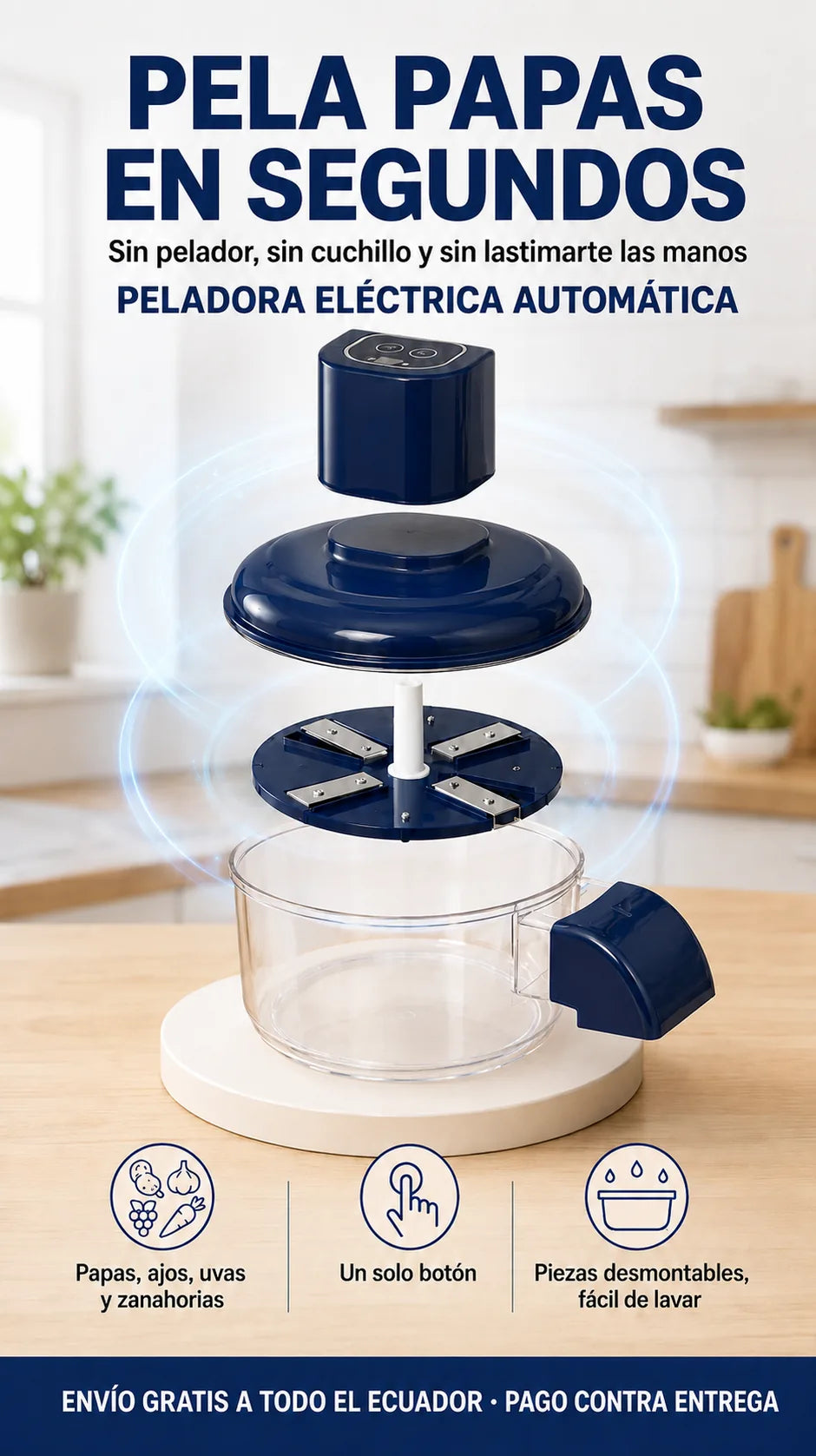 Peladora Eléctrica Automática